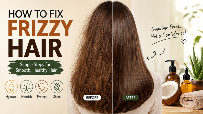 how to fix frizzy hair​