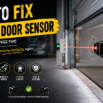 how to fix garage door sensor