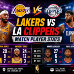 lakers vs la clippers match player stats