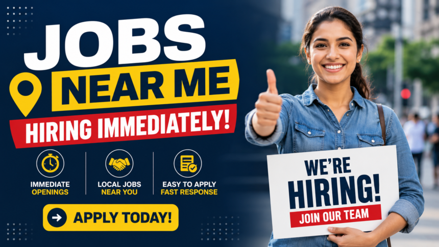 jobs near me hiring immediately