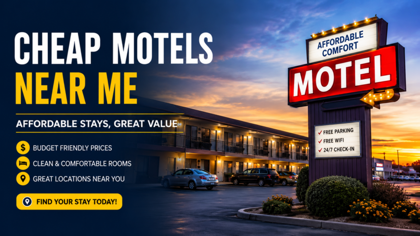 cheap motels near me