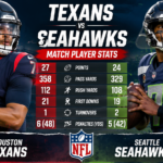 texans vs seahawks match player stats