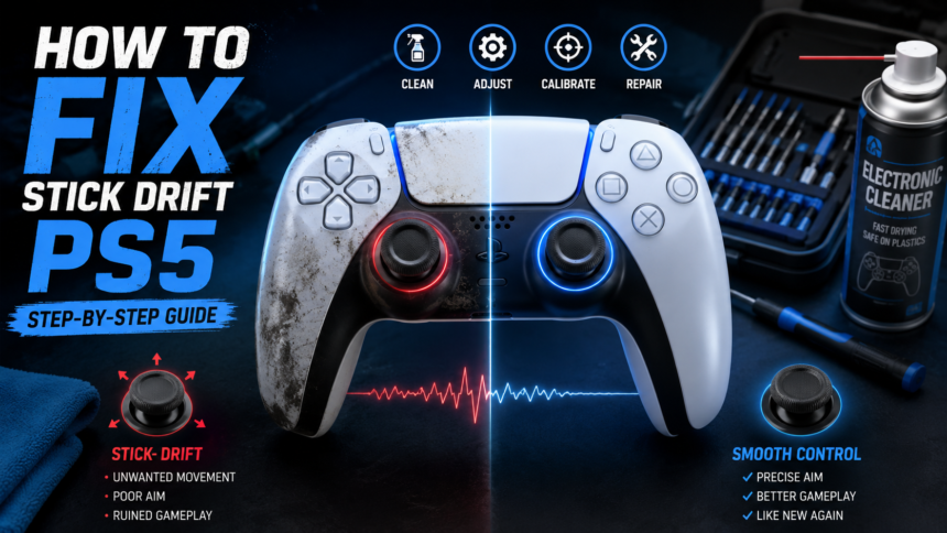 how to fix stick drift ps5​