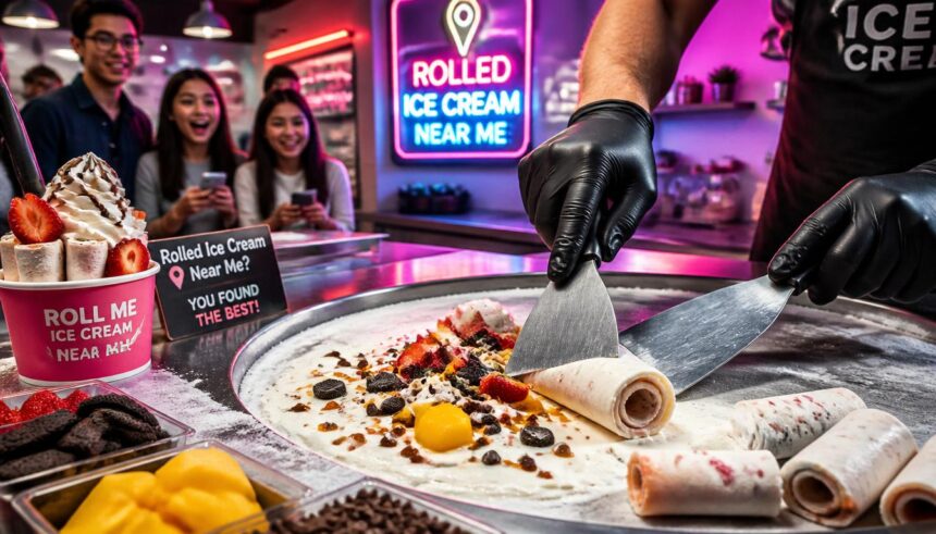 rolled ice cream near me