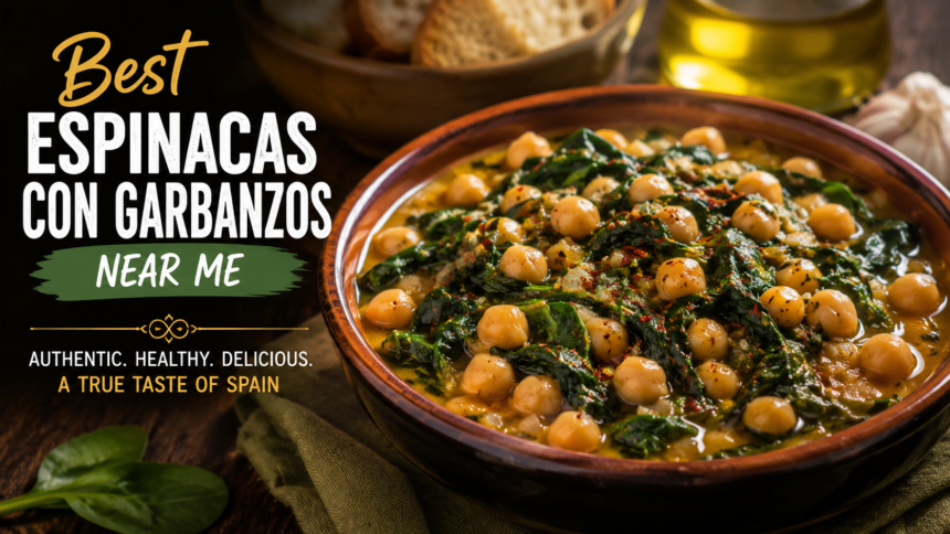 best espinacas con garbanzos near me