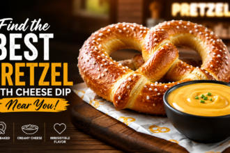 best pretzel with cheese dip near me