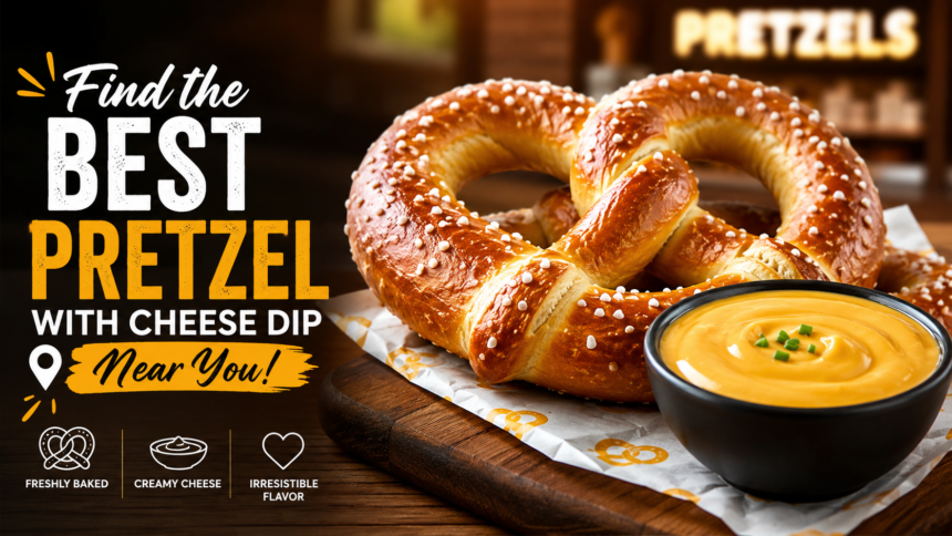 best pretzel with cheese dip near me