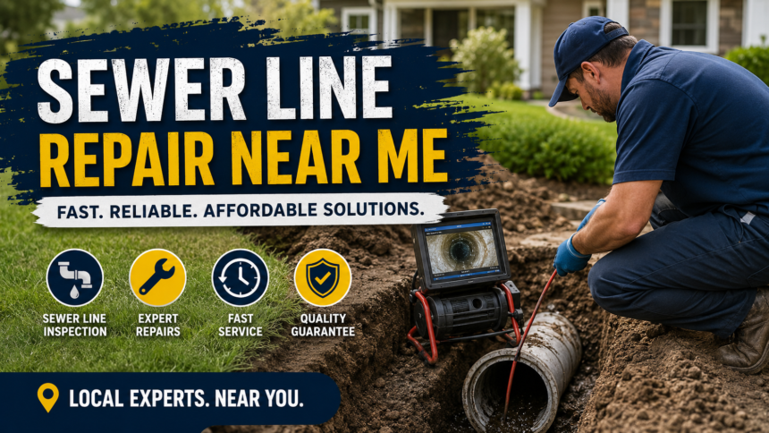 sewer line repair near me